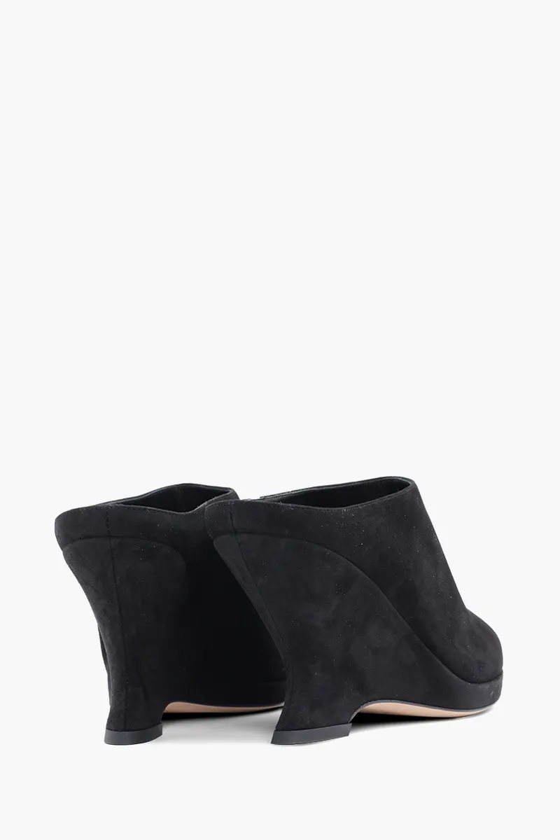 CHRISTIAN DIOR Absolu Open Toe Sandals 90mm in Black Suede 2