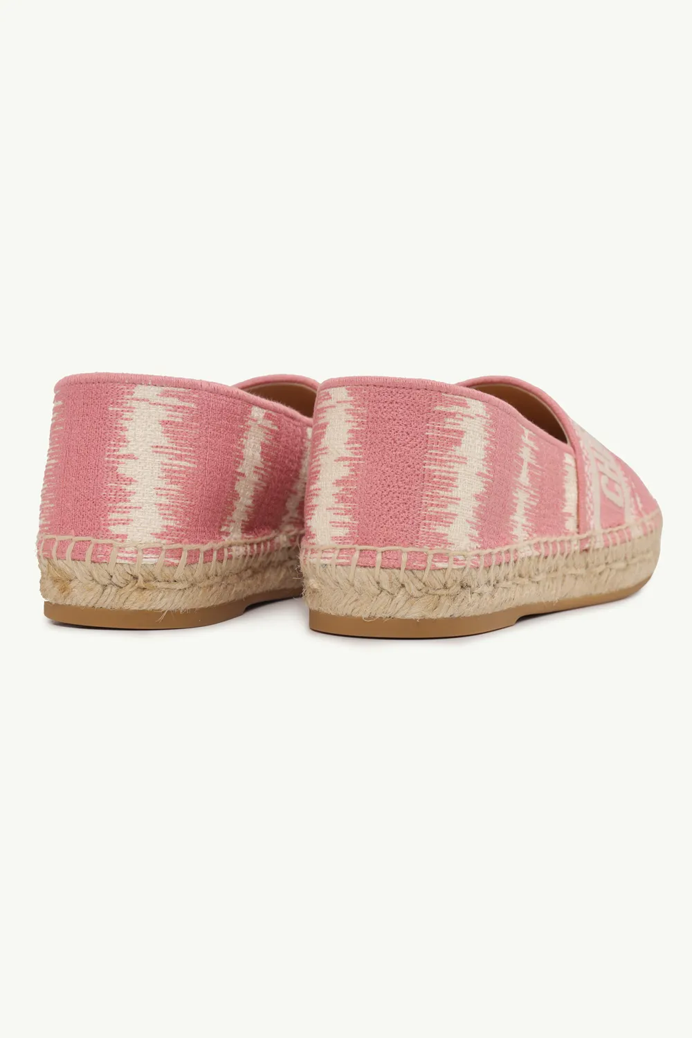 CHRISTIAN DIOR Granville D-Stripes Embroidered Espadrilles in Dark Nude 2