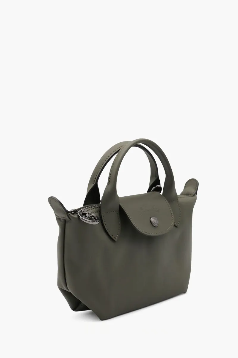 LONGCHAMP Mini Le Pliage Xtra Handbag Fir Cowhide Leather 1