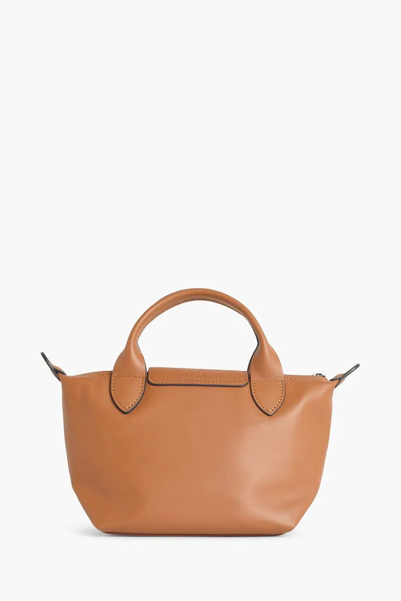 LONGCHAMP Mini Le Pliage Xtra Handbag Cashew Cowhide Leather 2