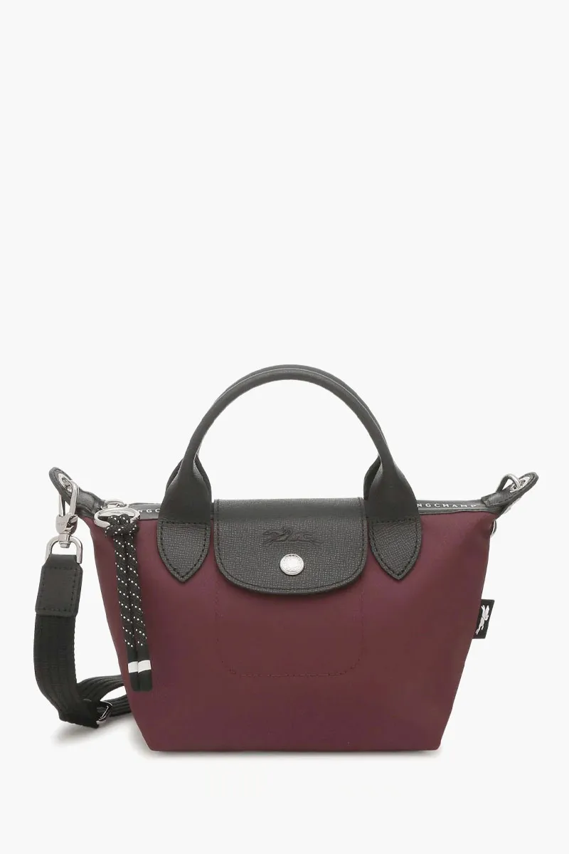 LONGCHAMP Mini Le Pliage Energy Top Handle Bag in Bordeaux 0