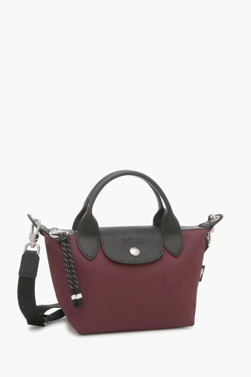 LONGCHAMP Mini Le Pliage Energy Top Handle Bag in Bordeaux 1