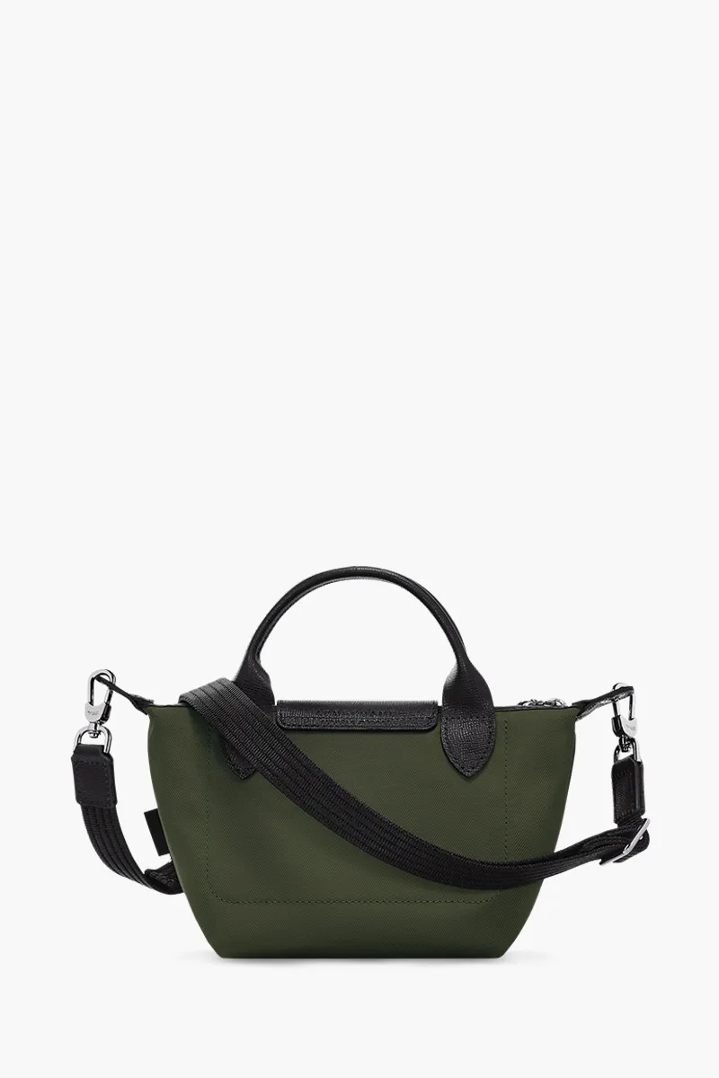 LONGCHAMP Mini Le Pliage Energy Top Handle Bag in Dark Khaki 1
