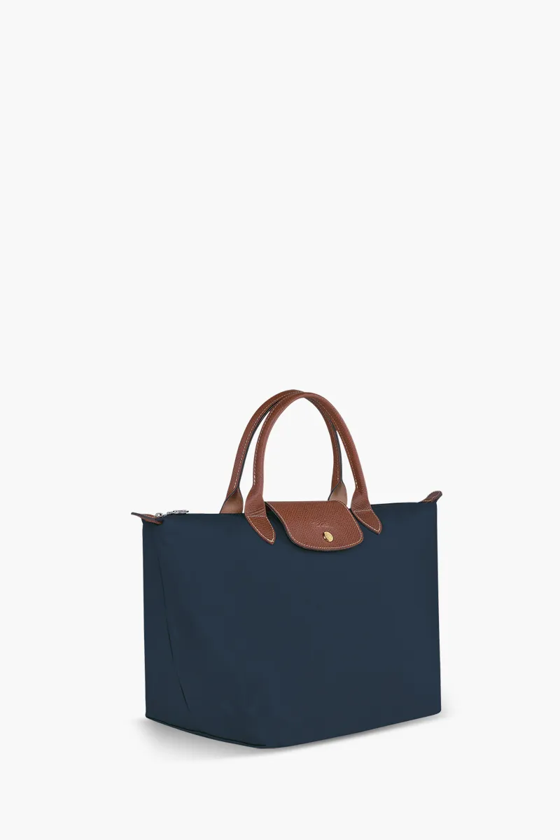 LONGCHAMP Medium Le Pliage Top Handle Bag in Marine 2