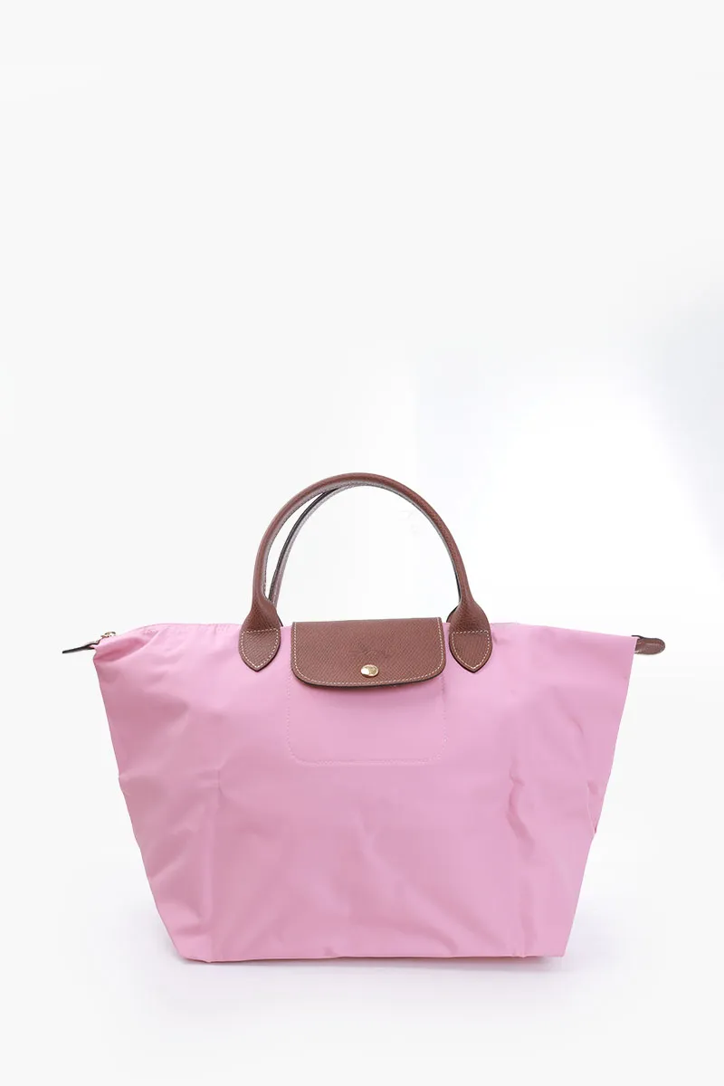 LONGCHAMP Medium Le Pliage Top Handle Bag in Marshmallow 0