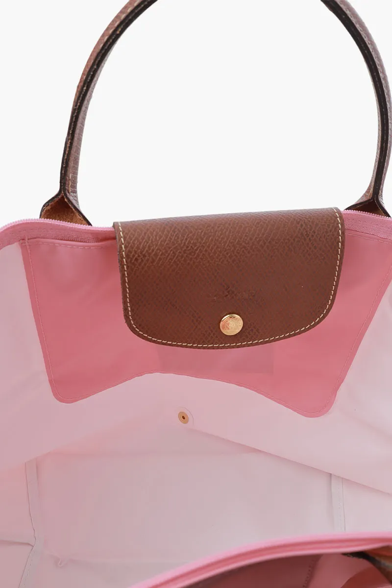 LONGCHAMP Medium Le Pliage Top Handle Bag in Marshmallow 3
