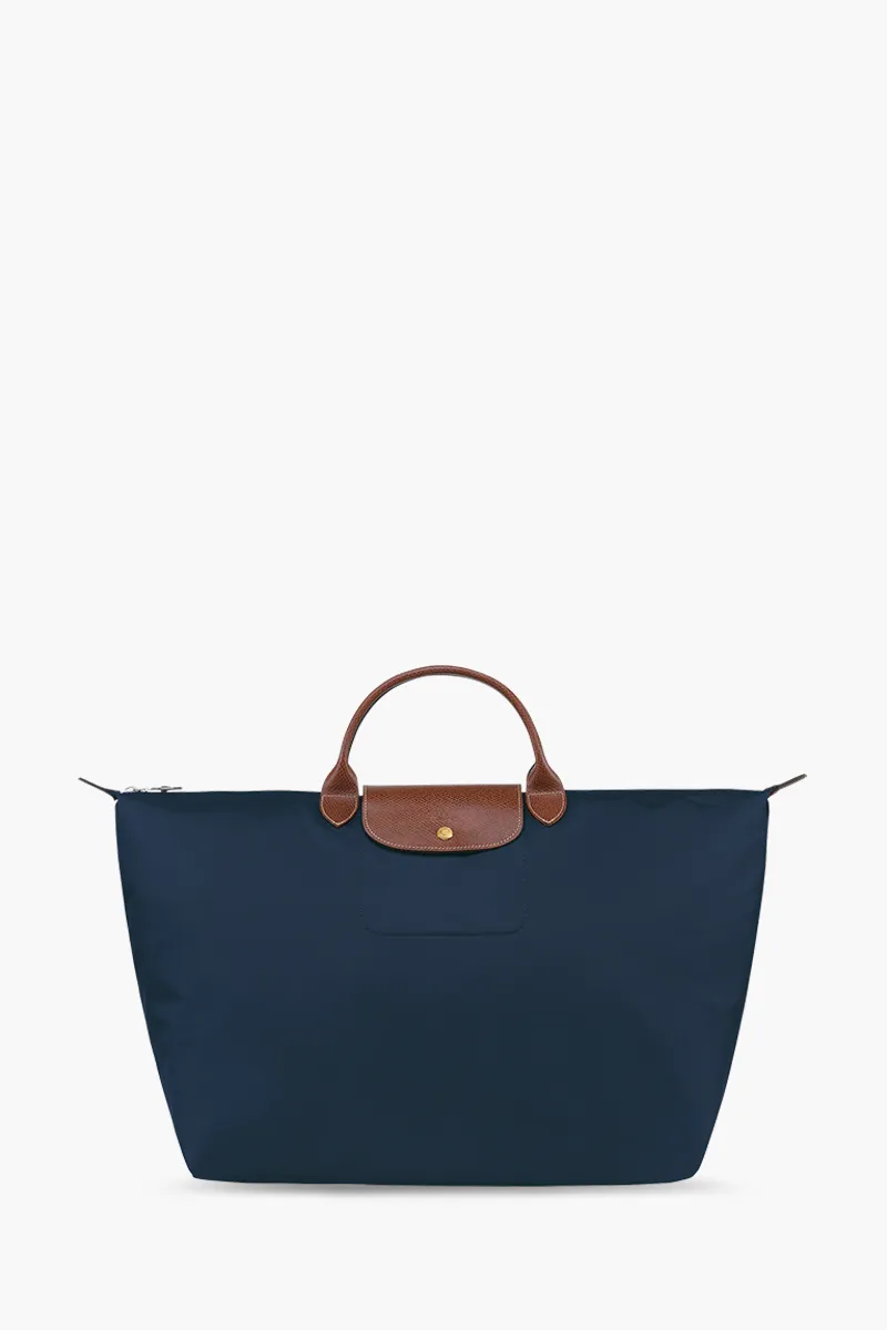 LONGCHAMP Large Le Pliage Original Travel Bag in Marine Recycled Canvas 0