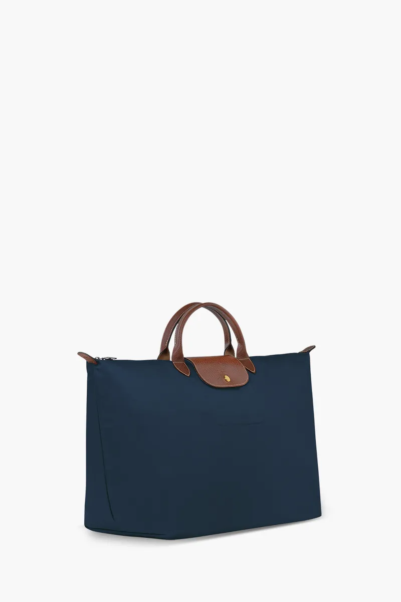 LONGCHAMP Large Le Pliage Original Travel Bag in Marine Recycled Canvas 2