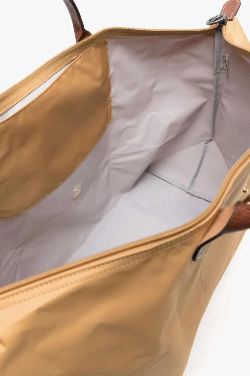 LONGCHAMP Large Le Pliage Original Travel Bag in Fawn Recycled Canvas 2