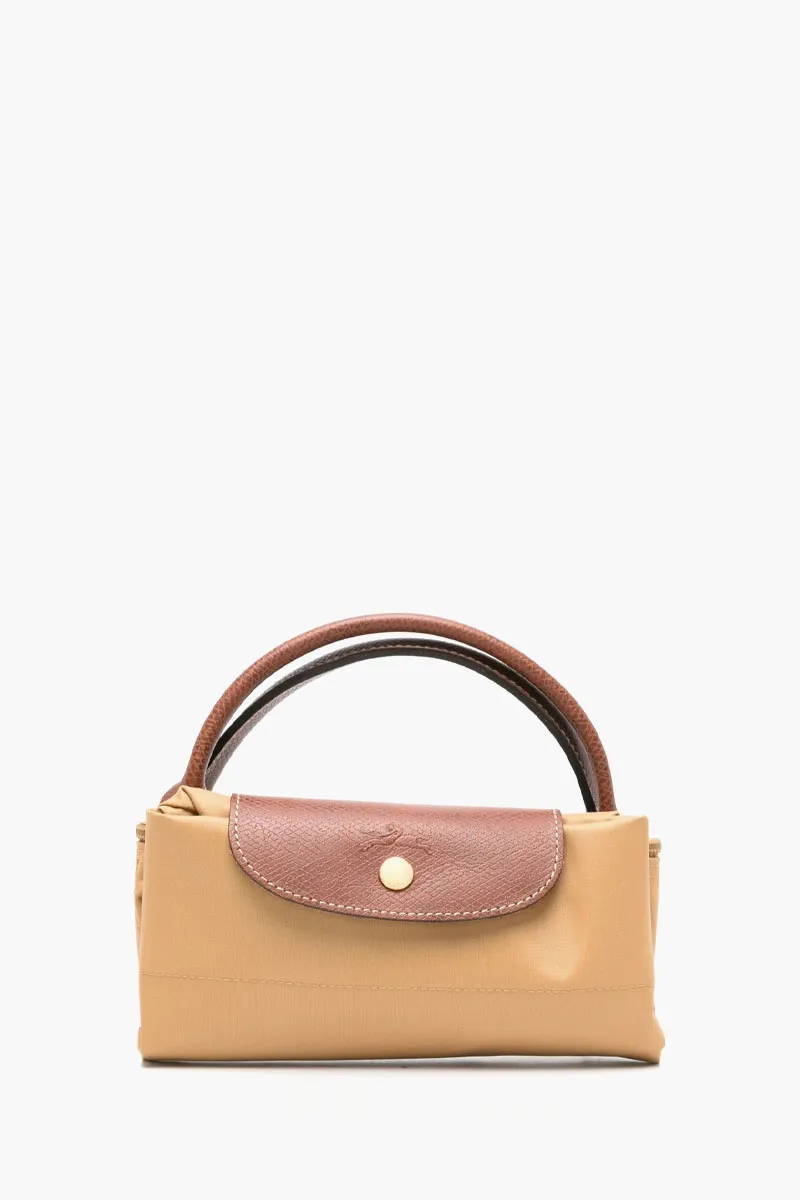 LONGCHAMP Large Le Pliage Original Travel Bag in Fawn Recycled Canvas 3
