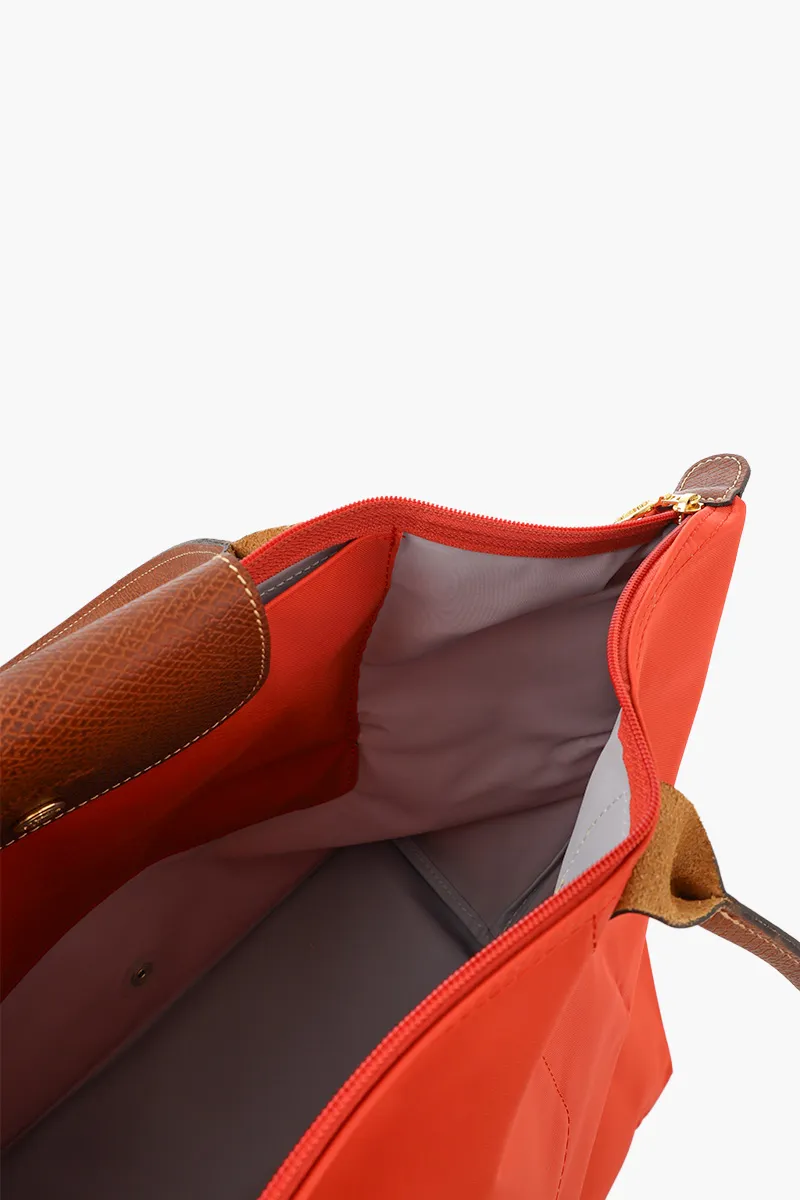 LONGCHAMP Large Le Pliage Tote Bag in Tomato  4