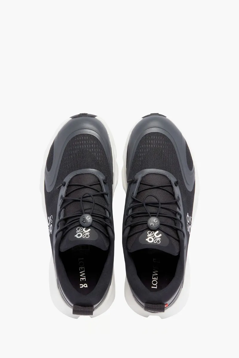 LOEWE X ON Women Cloudsolo Low Top Sneaker in Black/White 3