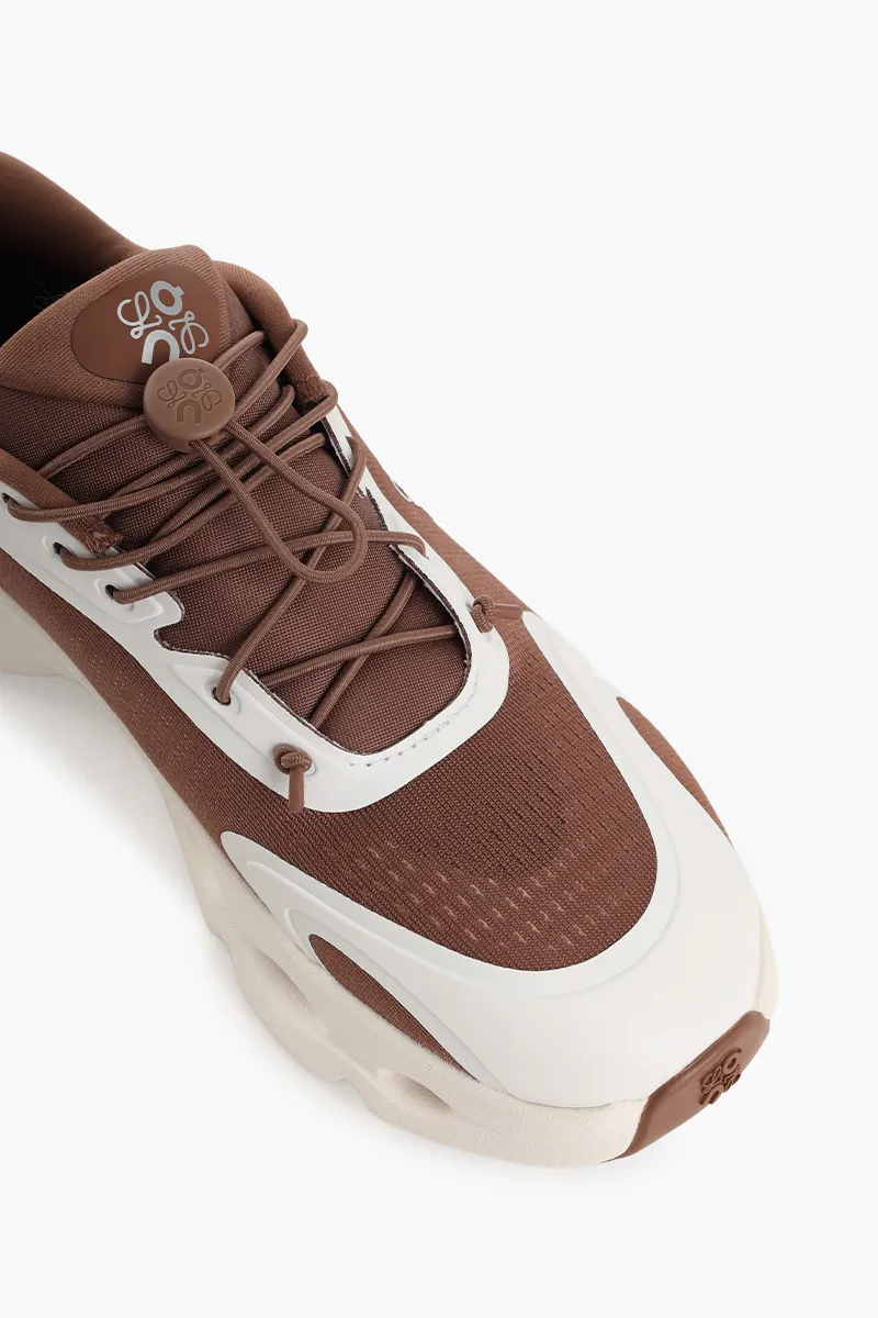 LOEWE Women Cloudsolo Low Top Sneakers in Mole/Eggshell  3