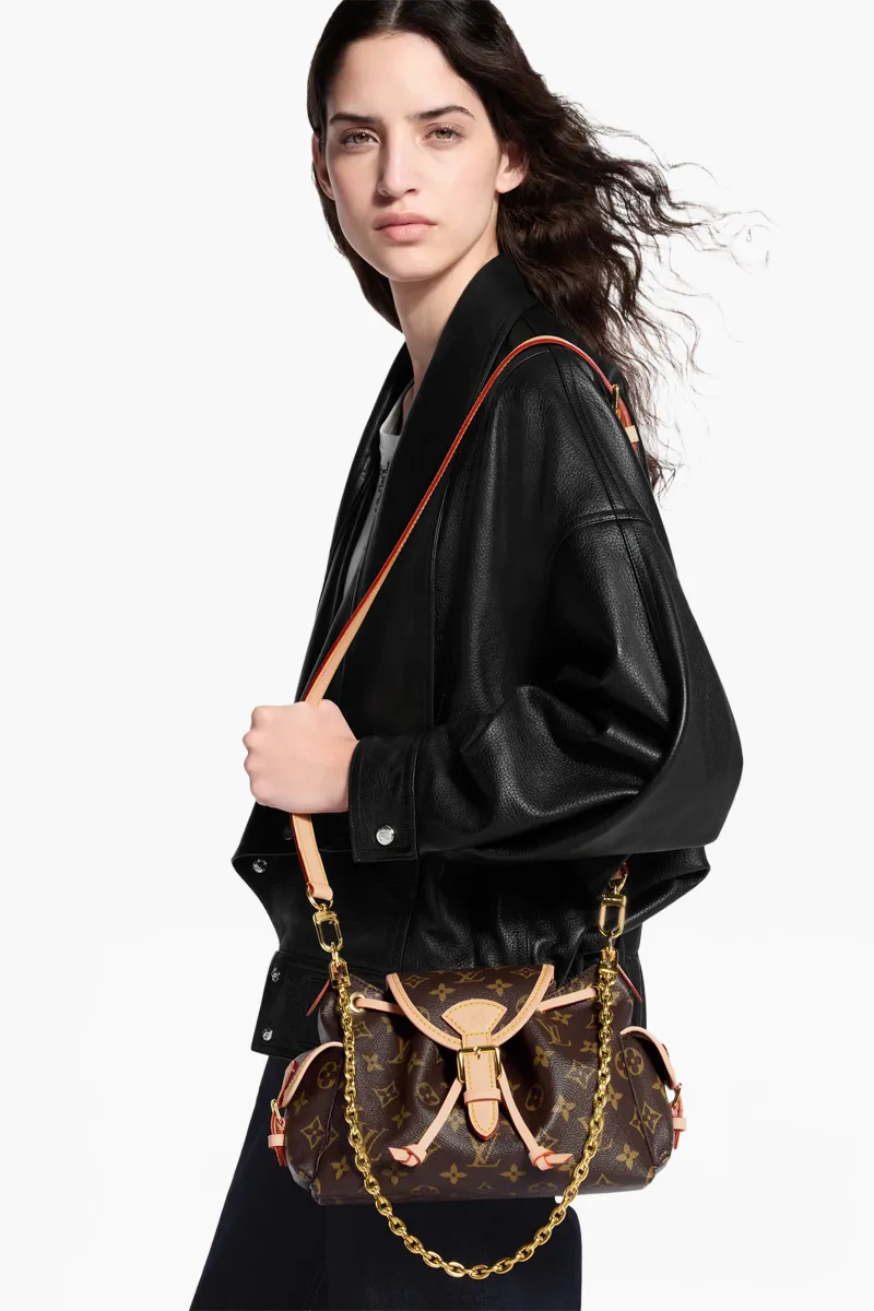 LOUIS VUITTON Odyssée Bag in Brown Monogram Canvas 4