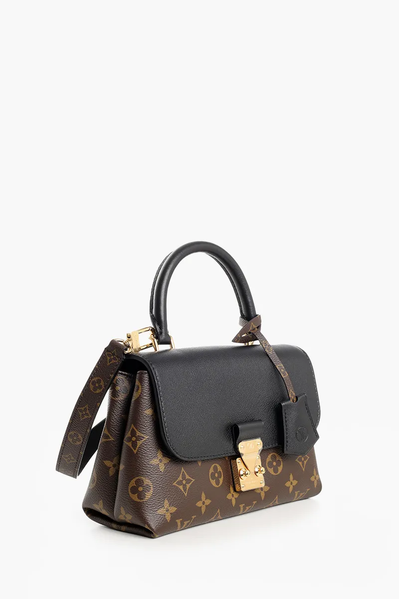 LOUIS VUITTON Madeleine BB Bag in Black/Brown Monogram Canvas 1