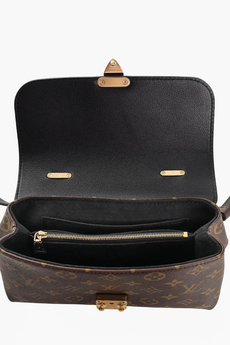 LOUIS VUITTON Madeleine BB Bag in Black/Brown Monogram Canvas 3
