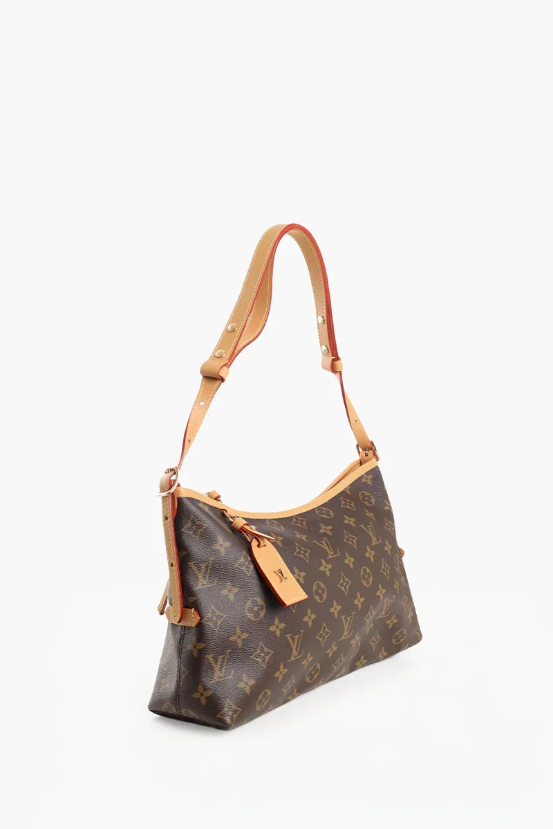 LOUIS VUITTON CarryAll East West Bag in Brown Monogram Canvas 1
