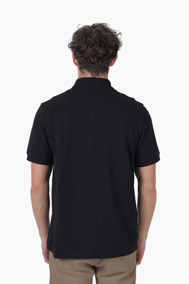 FRED PERRY Men The Original Tennis Polo Shirt in Black/Champagne 1