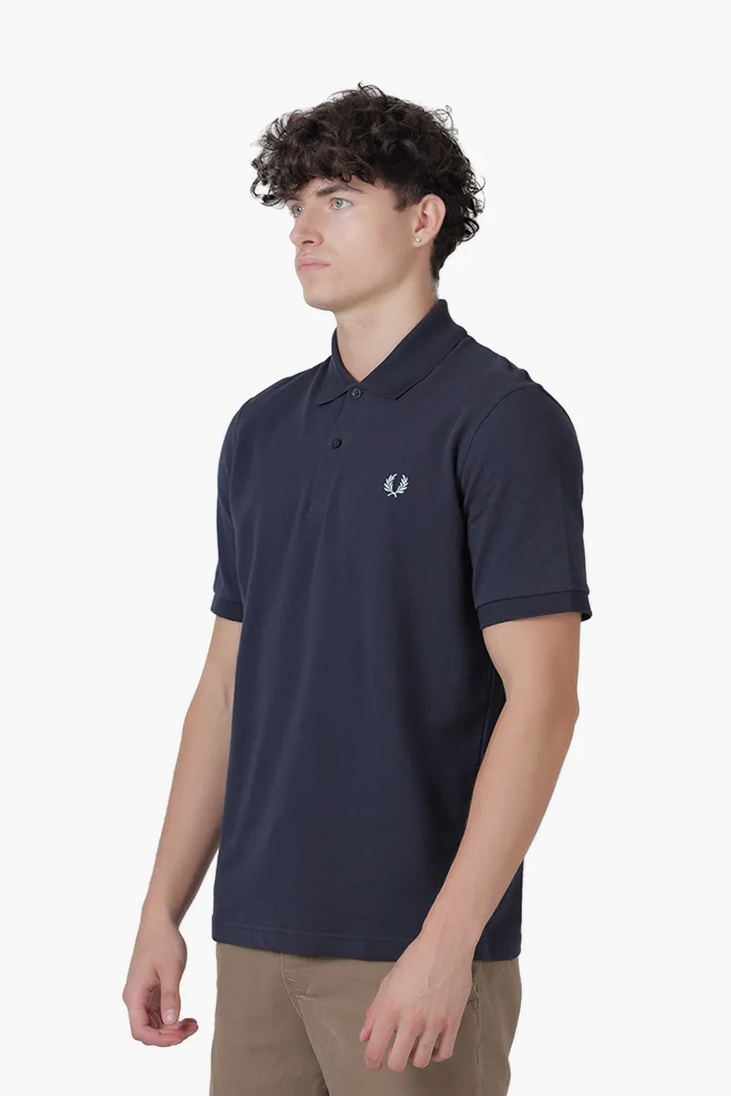 FRED PERRY Men The Original Tennis Polo Shirt in Navy/Ice 2