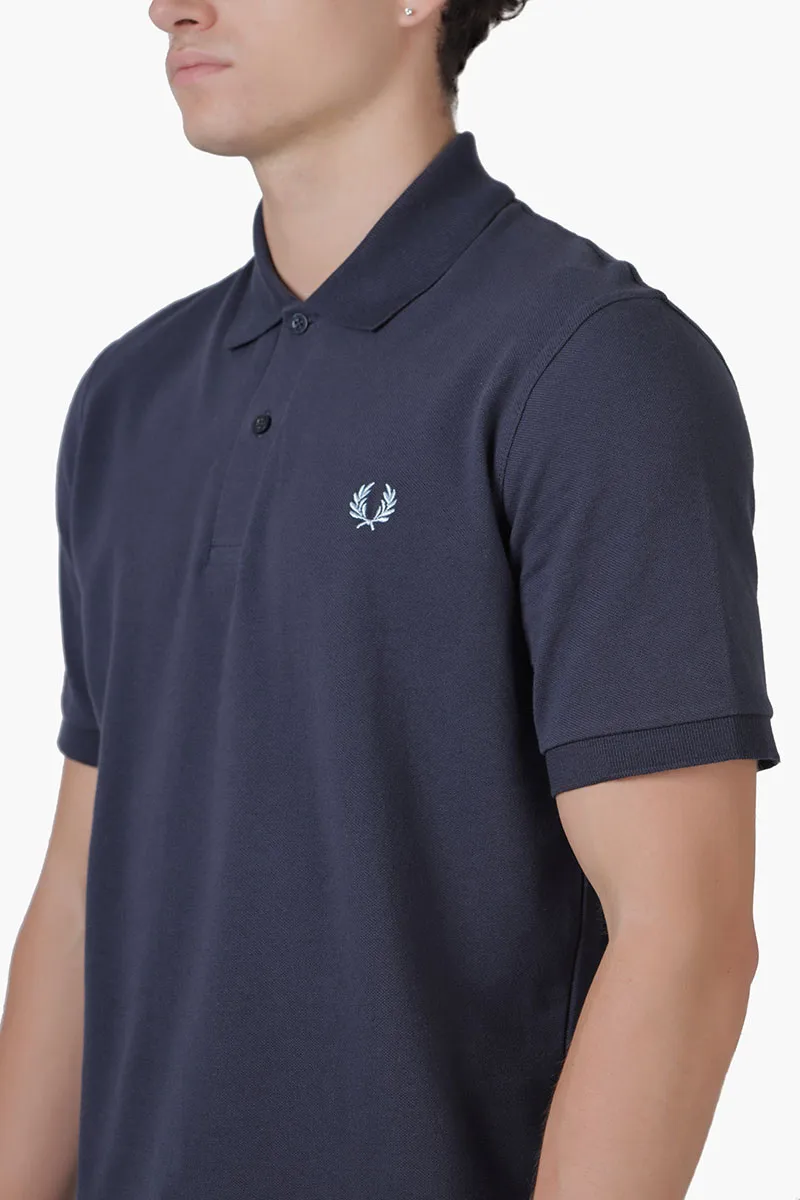 FRED PERRY Men The Original Tennis Polo Shirt in Navy/Ice 3