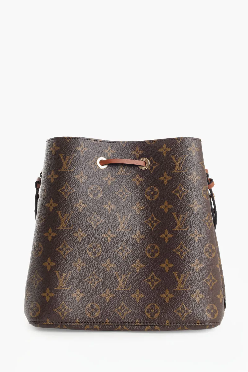 LOUIS VUITTON NéoNoé MM Bucket Bag in Brown/Caramel Monogram Canvas 2