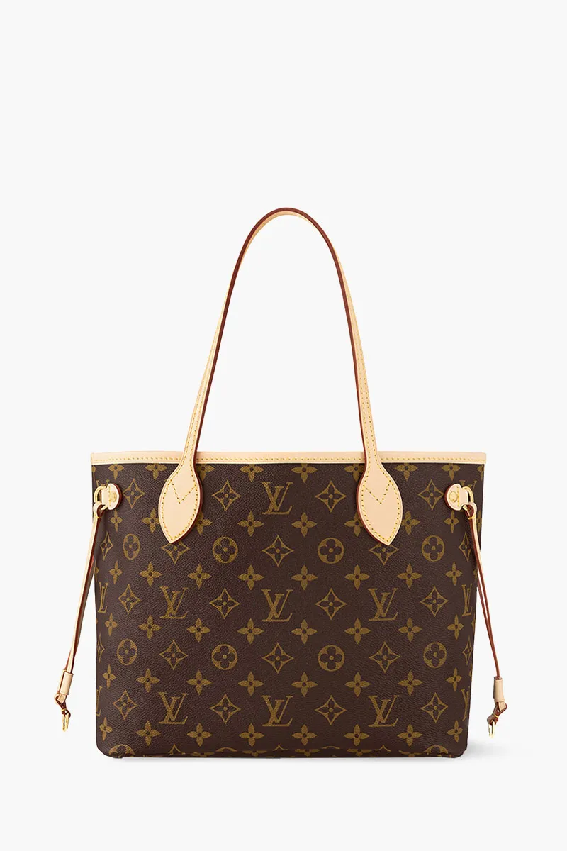 LOUIS VUITTON Neverfull PM Monogram Tote Bag in Beige 0