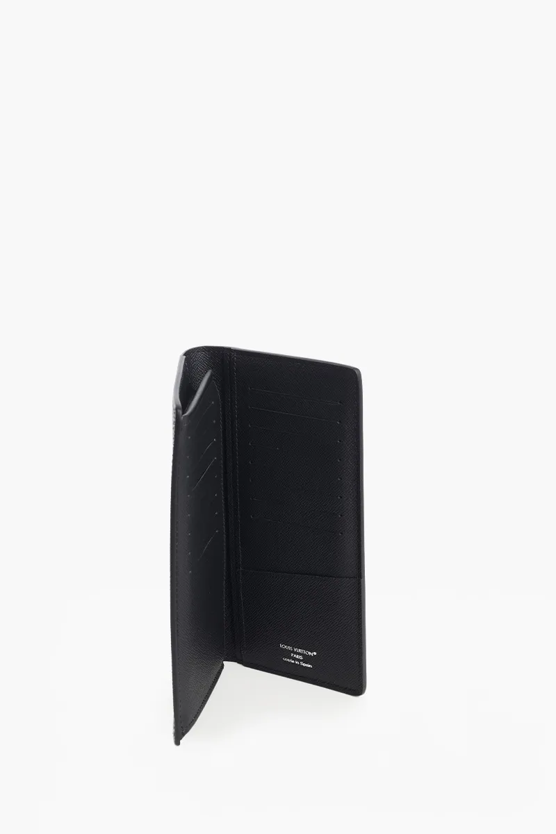 LOUIS VUITTON Brazza Wallet in Grey Monogram Eclipse Canvas 2