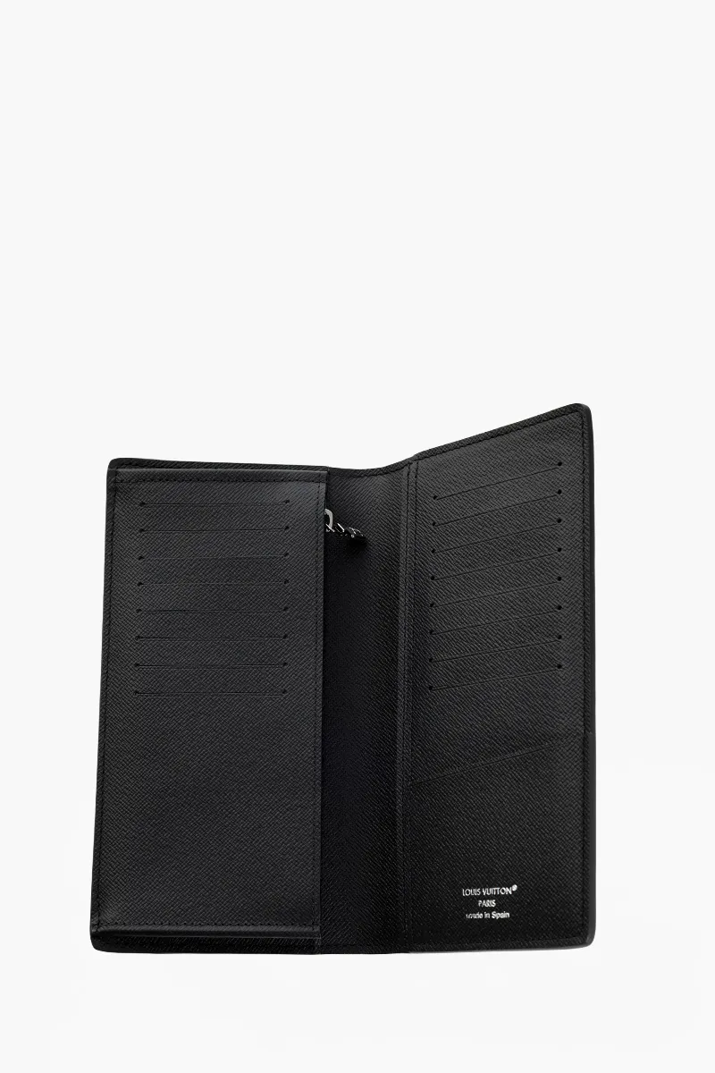 LOUIS VUITTON Brazza Wallet in Grey Monogram Eclipse Canvas 3