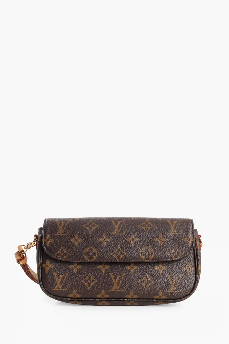LOUIS VUITTON Ivy Chain Wallet in Brown Monogram Canvas 0