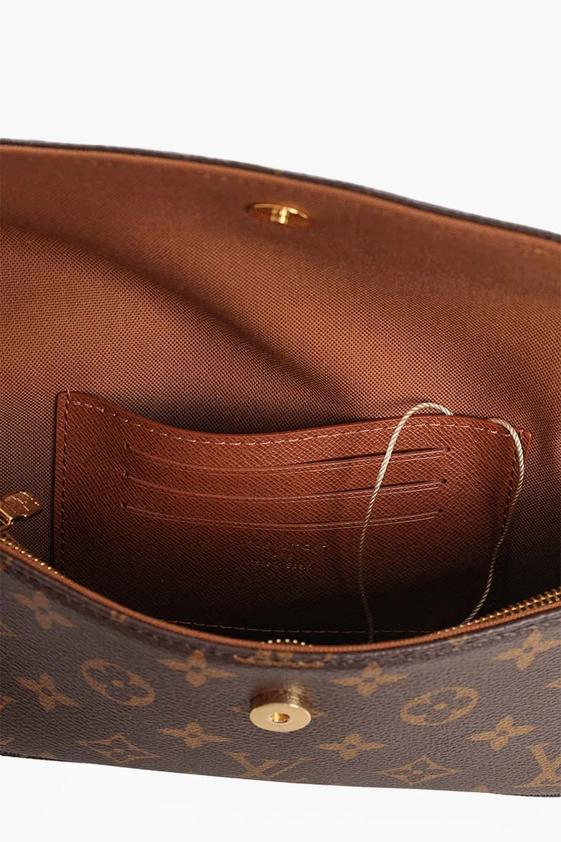 LOUIS VUITTON Ivy Chain Wallet in Brown Monogram Canvas 3