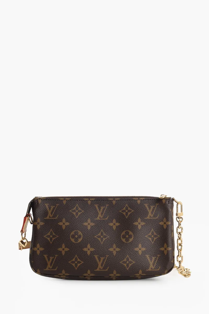 LOUIS VUITTON Icon Accessory Pouch in Brown Monogram Canvas 0