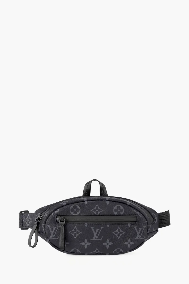 LOUIS VUITTON Catch Belt Bag in Black Toile Monogram Éclipse 0