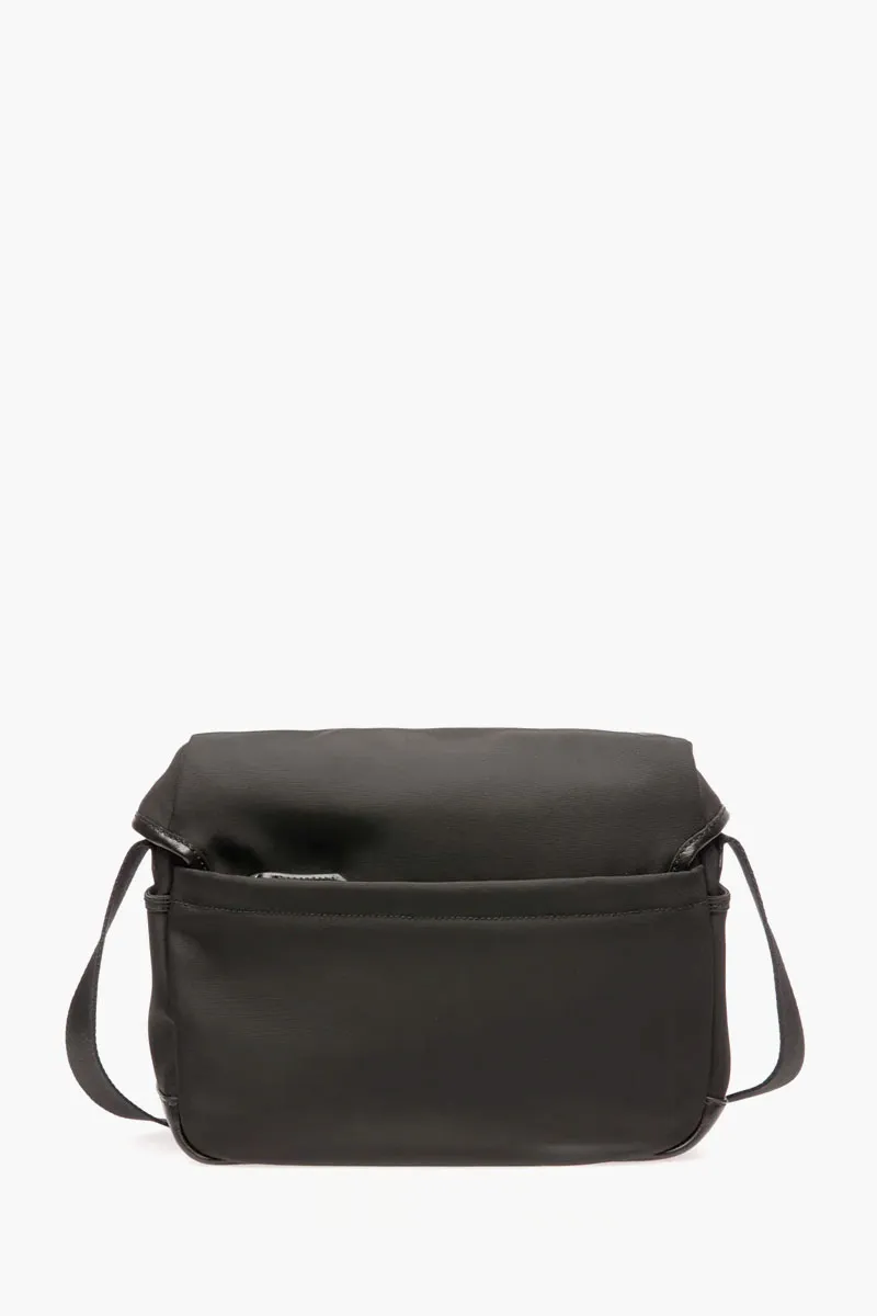 BALLY Code Crossbody Bag in Black Nylon with Stripe 1