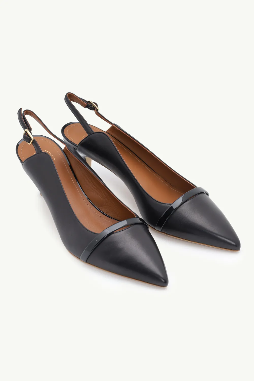 MALONE SOULIERS Marion Pumps 45mm in Black/Black 1