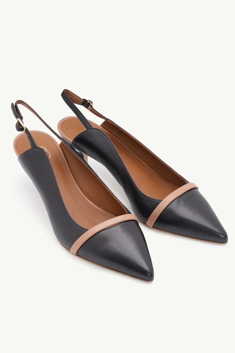 MALONE SOULIERS Marion Pumps 45mm in Black/Nude 1