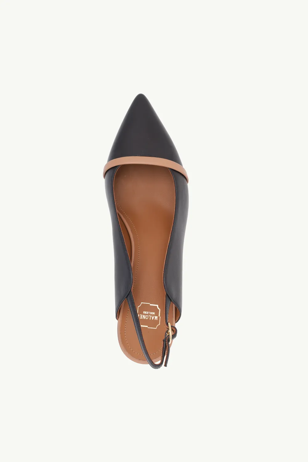 MALONE SOULIERS Marion Pumps 45mm in Black/Nude 3