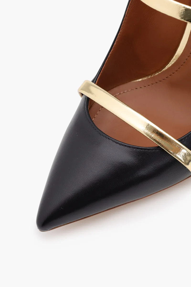 MALONE SOULIERS Maureen Pumps 85mm in Black/Gold 4