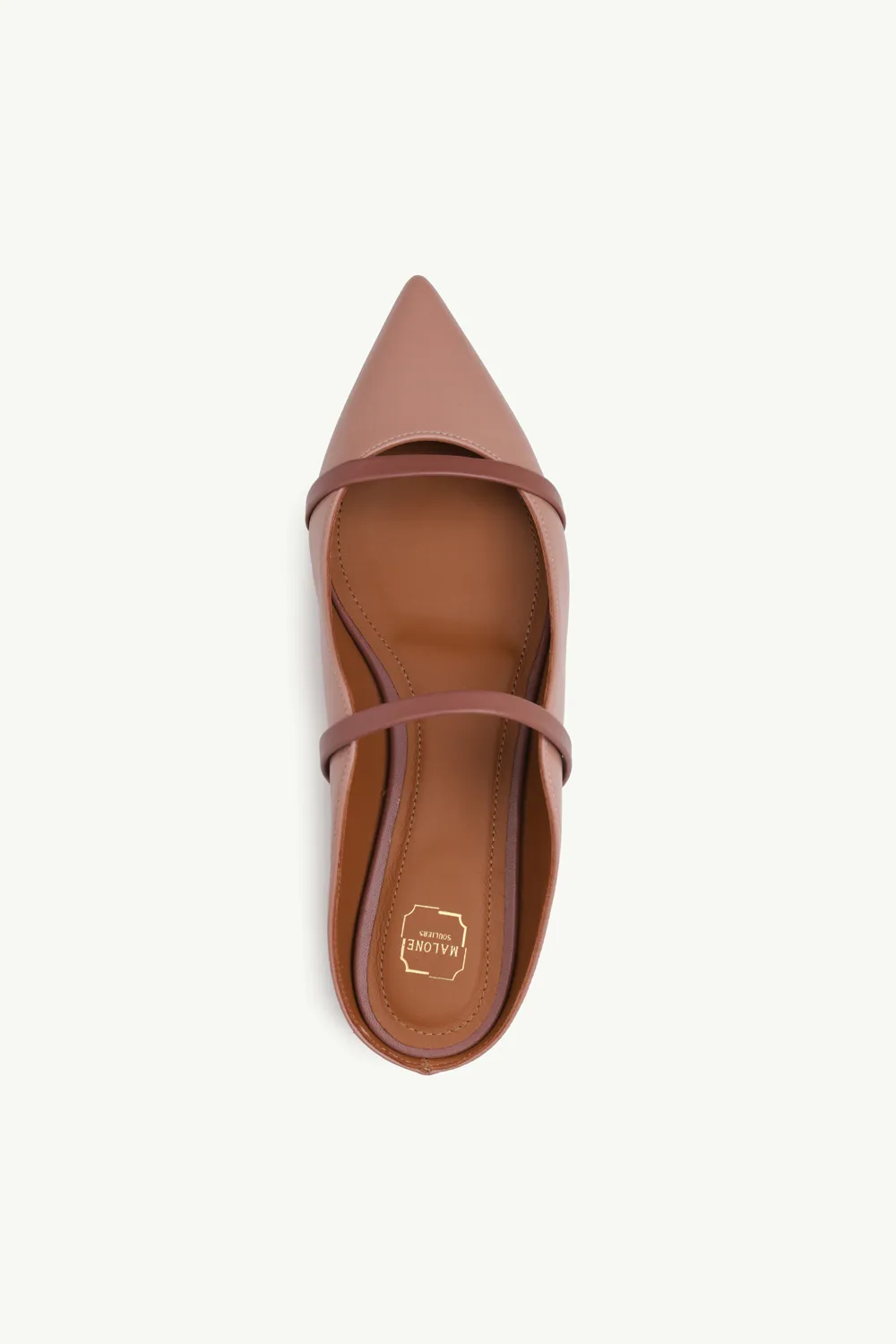 MALONE SOULIERS Maureen Mules in Mauve/Deep Taupe 3