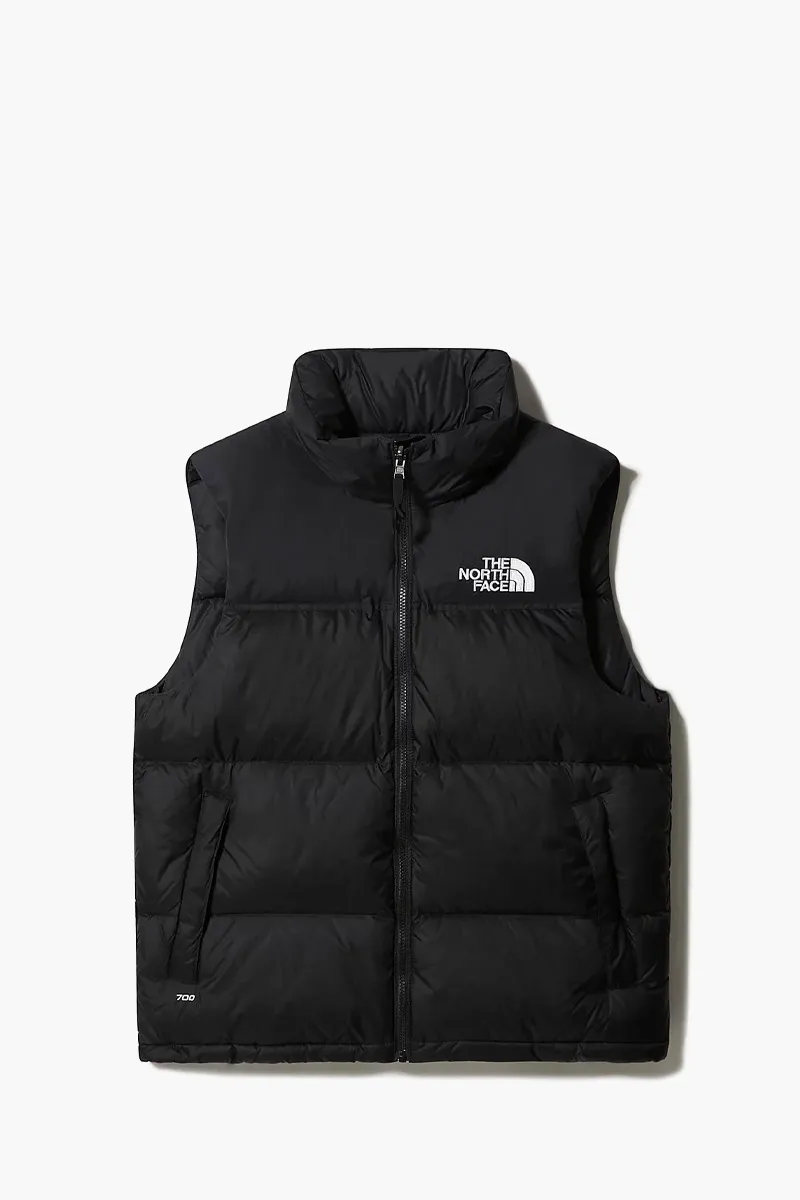 THE NORTH FACE Men 1996 Retro Nuptse Vest in Black Recycled Nylon 0