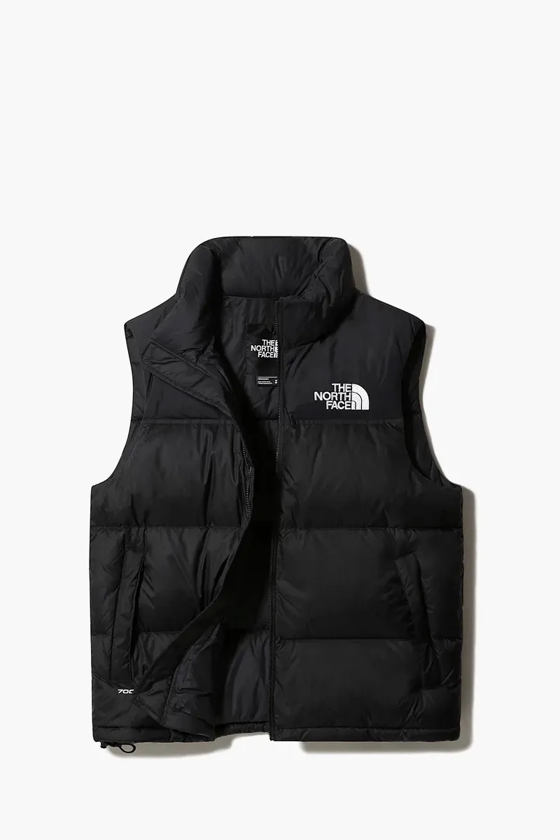 THE NORTH FACE Men 1996 Retro Nuptse Vest in Black Recycled Nylon 1