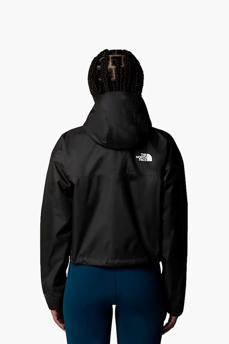THE NORTH FACE Women Quest Cropped Jacket in Black Polyester with Hoodie 2