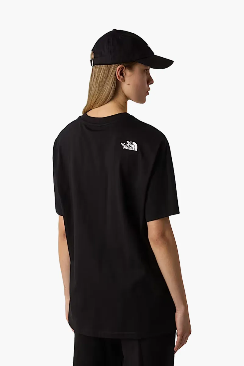 THE NORTH FACE Women Simple Dome Oversized T-Shirt in Black Regen Cotton 2