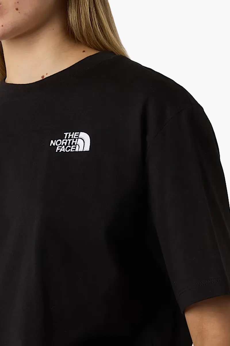 THE NORTH FACE Women Simple Dome Oversized T-Shirt in Black Regen Cotton 3