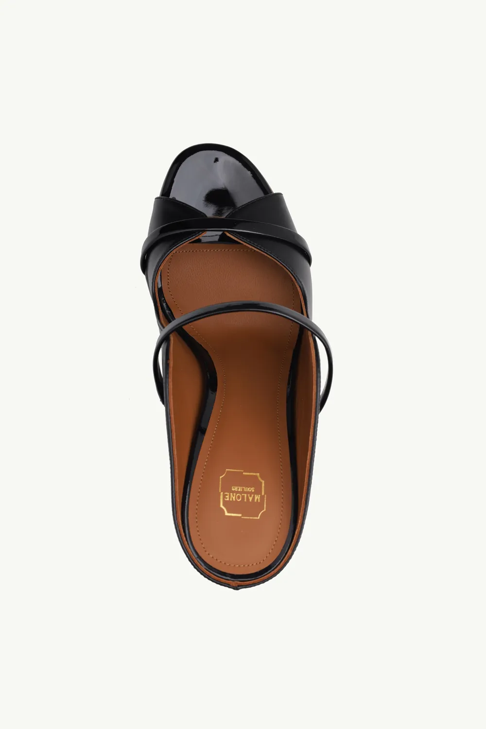 MALONE SOULIERS Norah Pumps 70mm in Black/Black 3