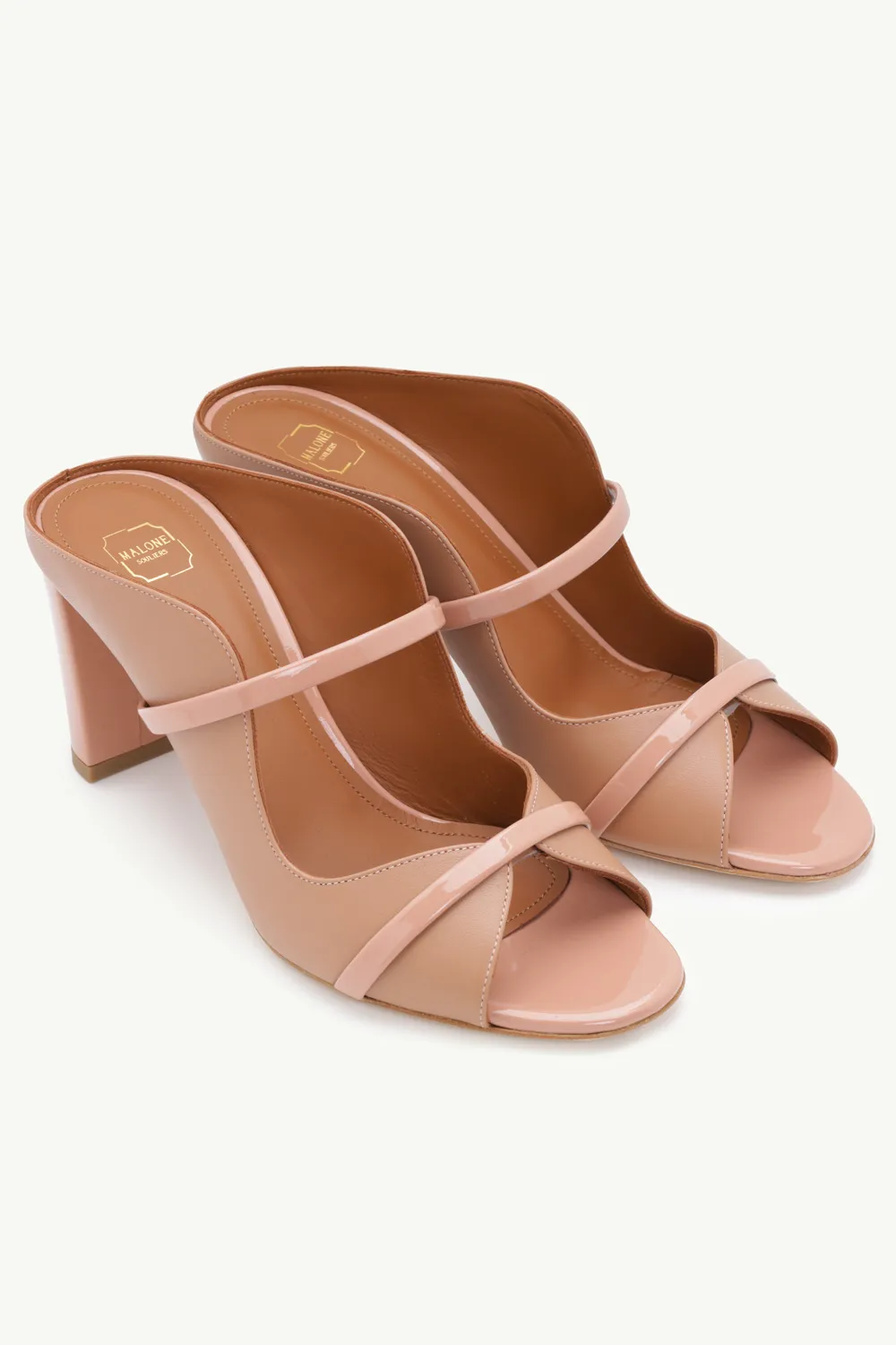 MALONE SOULIERS Norah Pumps 70mm in Nude/Blush 1
