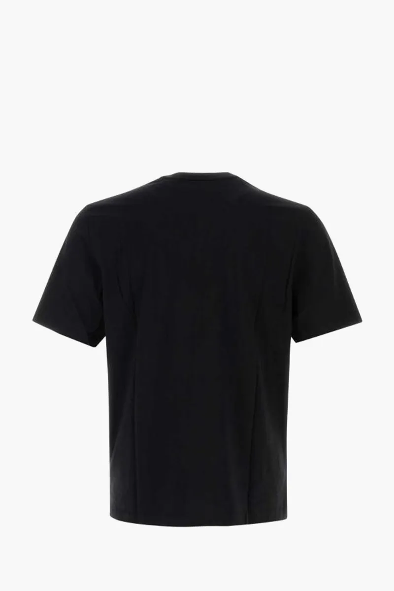 MAISON KITSUNE Men Fox Head Regular T-Shirt in Black Cotton 1