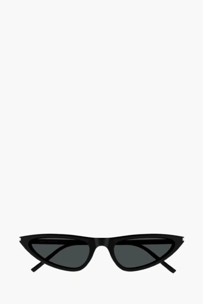 SAINT LAURENT SL703 001 Cat Eye Sunglasses in BlackAcetate 0