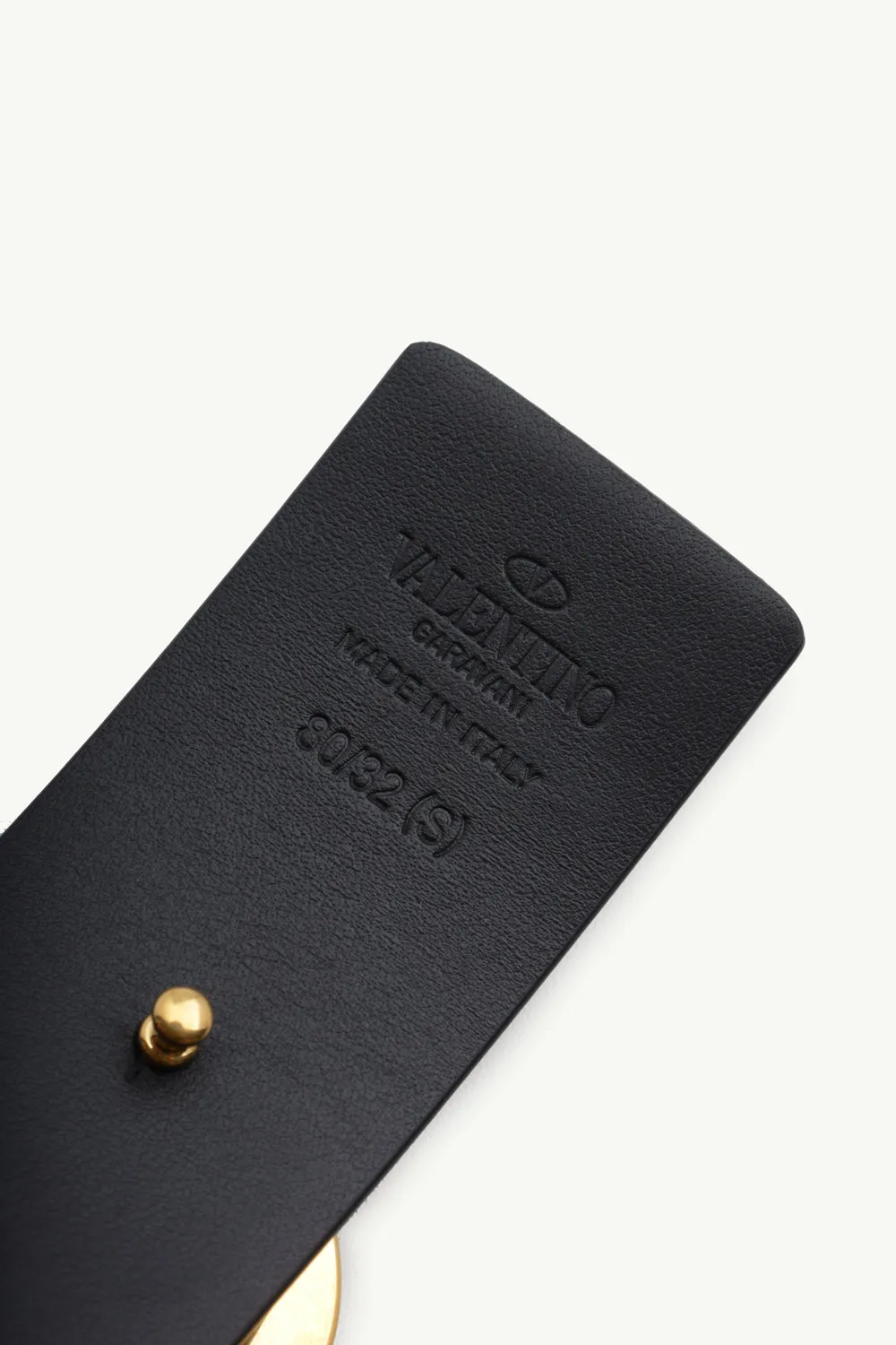 VALENTINO Women VLogo Signature Belt 4cm in All Black Calfskin GHW 4