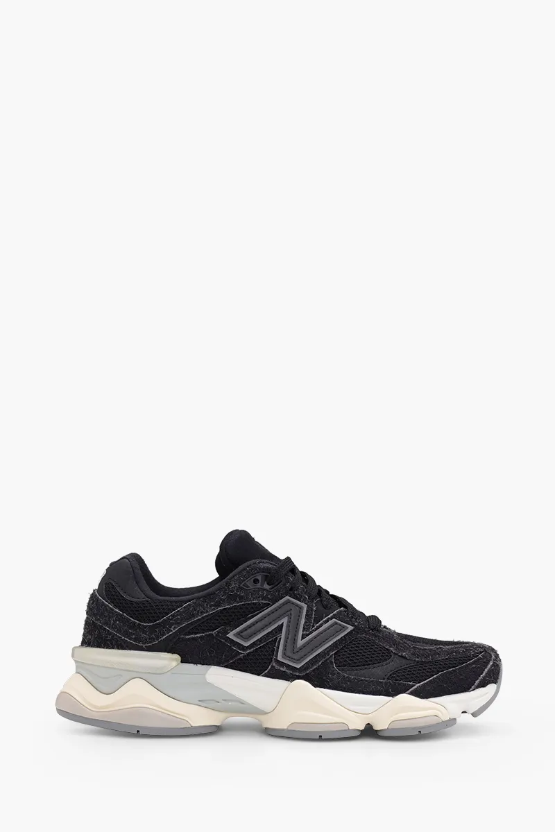 NEW BALANCE Men 9060 Sneakers in Black Hairy Suede 0