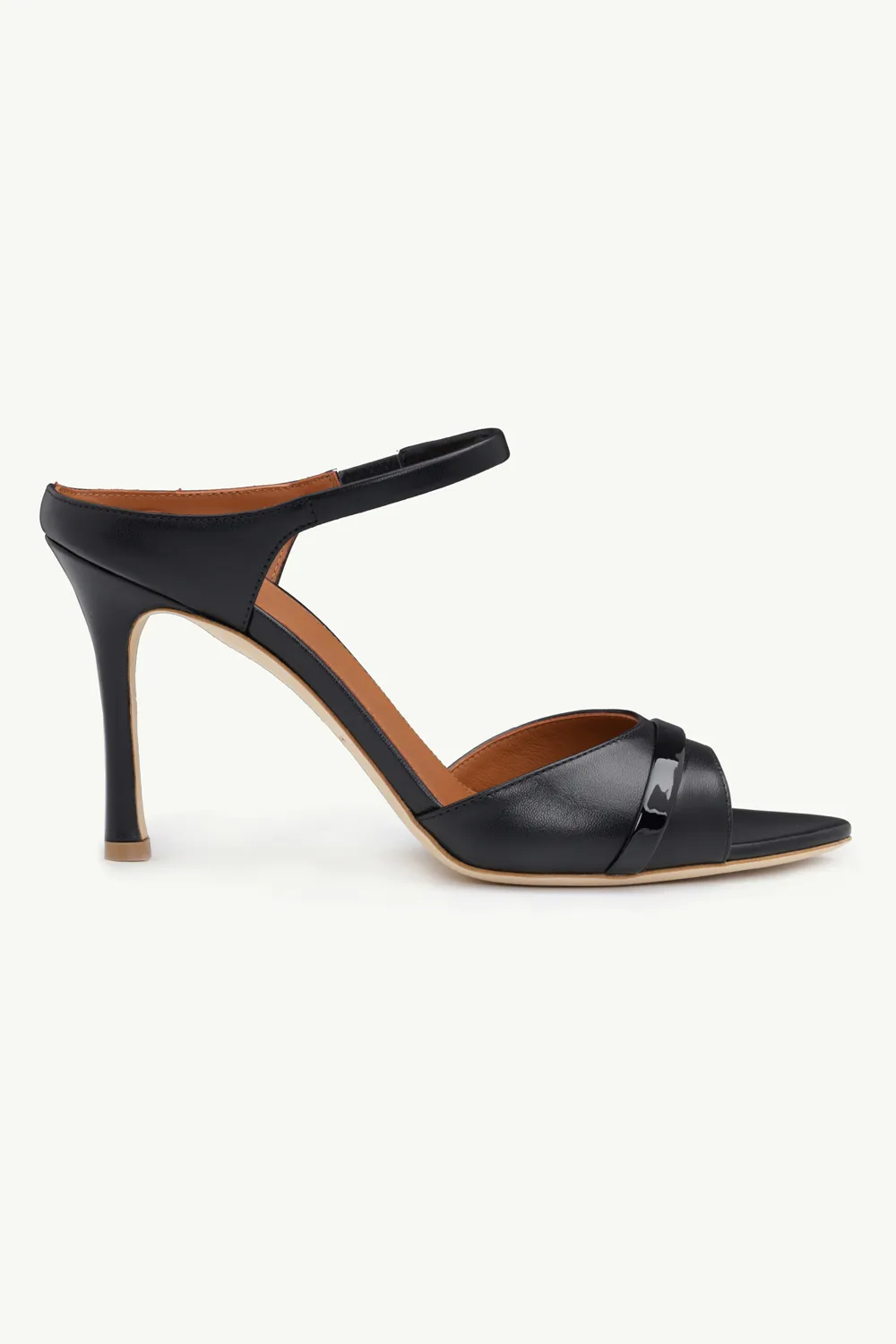 MALONE SOULIERS Una Heeled Sandals 90mm in Black/Black 0